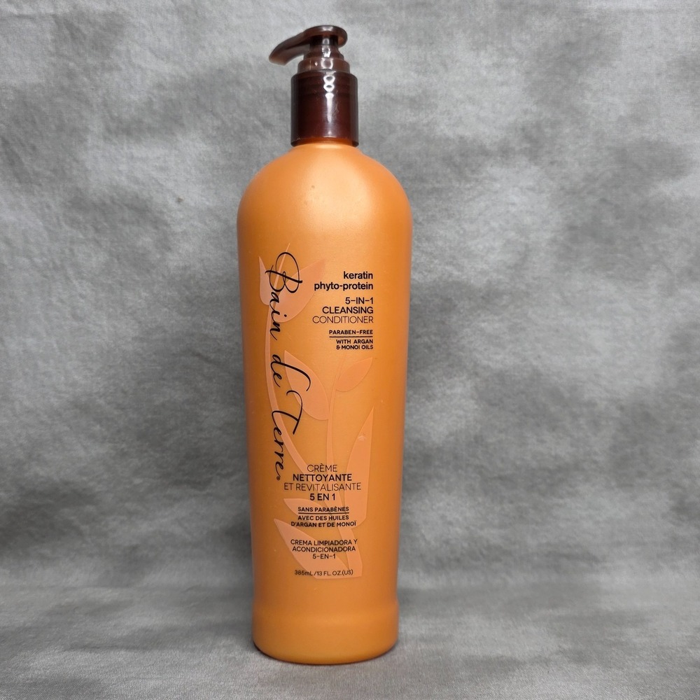 Bain De Terre 5-IN-1 Cleansing Conditioner Keratin Phyto-Protein 13.5 fl‎ oz